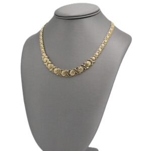 Infinity Spark Necklace 10k -Size 18-19.4gr