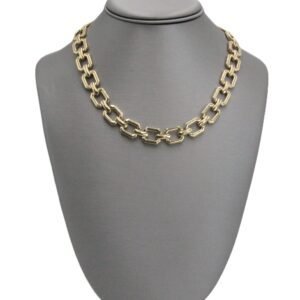 Bold Chain Link Necklace 10k -Size 18 -20.4gr