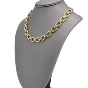 Bold Chain Link Necklace 10k -Size 18 -20.4gr