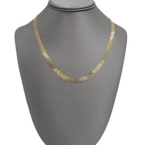 Golden Mesh Necklace 10k -Size 20 -11.3gr