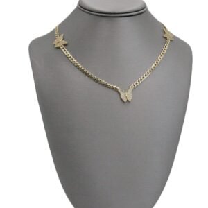 Golden Butterfly Cuban Chain -10k -Size 18-15.8gr