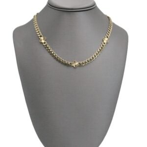 Golden Blossom Cuban Chain -10k -Size 17-21gr
