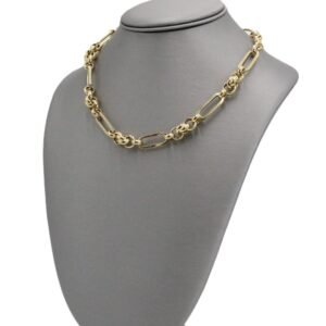 Gold Paperclip Chain Necklace 14k-Size 18-26.7gr
