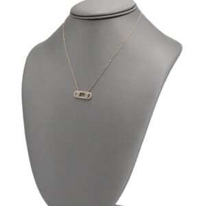 Luxury Paperclip Link Necklace 14k