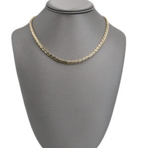 Classic Cuban Gold Chain -14K -Size 18 -12.4gr