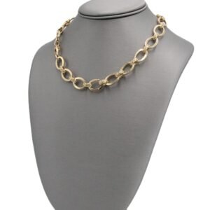 Classic Cuban Gold Chain -14K -Size 18 -26.6gr