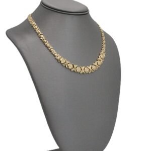 Infinity Luxe Link Necklace 14K -Size 18 -22gr