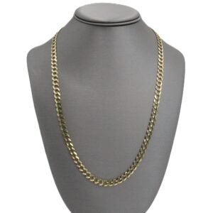 Luxury Hammered Chain 14K -Size 24-7mm-42.7gr