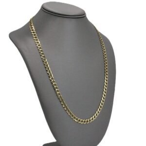 Luxury Hammered Chain 14K -Size 24-7mm-42.7gr