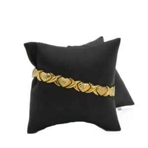 Sweet Harmony Heart Bracelet 10k Size 7-7.2gr