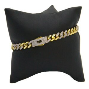 Bracelet Monaco 10k Size 7.5-8.2gr