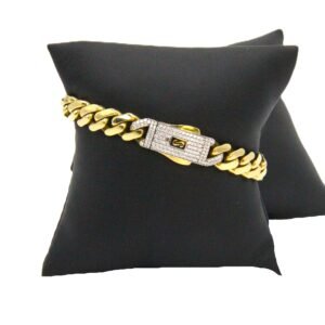 Monaco Bracelet 10k Size 7-10.9gr