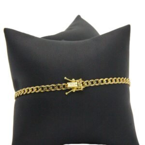 Bracelet Cuban Link 10k Size 8-4mm-5.4gr