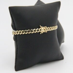Bracelet Cuban Link 10k Size 7-5mm-7.2gr