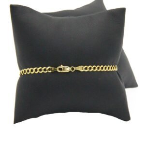 Hammered Bracelet 10k Size 8-2.6gr