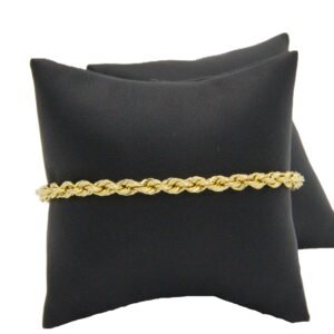 Rope Bracelet 10k Size 8 -3.5gr