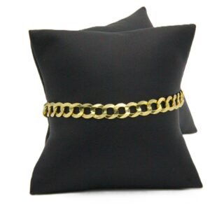 Hammered Bracelet 10k Size 8-7mm-8.9gr