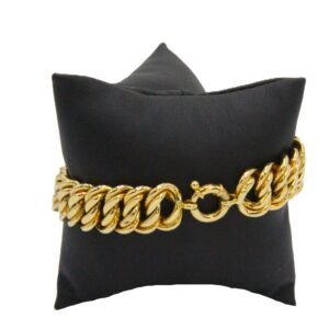 Domed Cuban Link Bracelet 14k Size 8-29.3gr