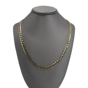 Hammered Chain 10k-8.5mm-32..7g