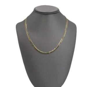 Hammered Chain 10k-Size 20.4 -5mm-10.5gr