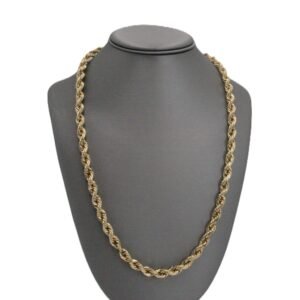 Rope chain 10k- Size -26-27.1g
