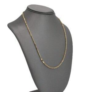 Figaro Chain 10k -Size 22 -5.8gr