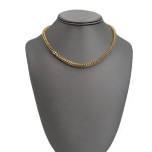 Cuban chain with square links 10k -Size 16 -16.4gr