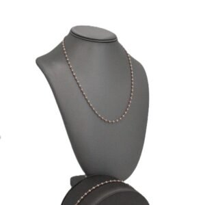 Two-Tone Tennis Chain Set 10k- Chain  Size 20 bracelets and 7.5-10gr