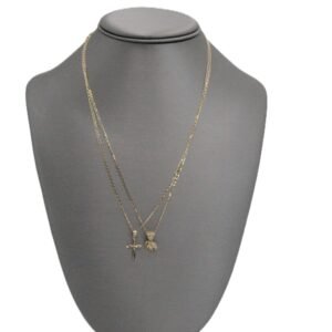 Thin chain for women with different charms 10k